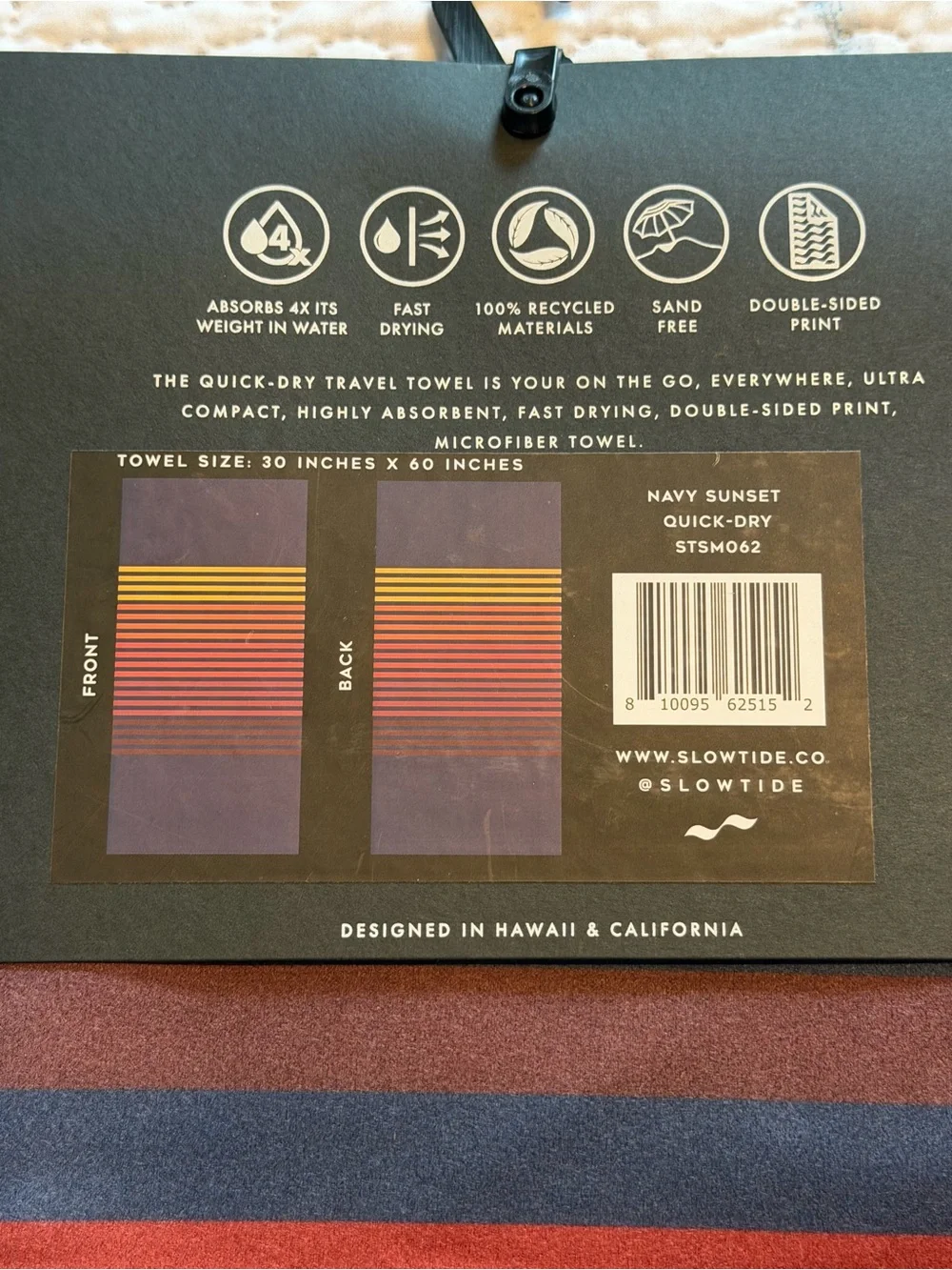 SlowTide Quick-Dry Towel